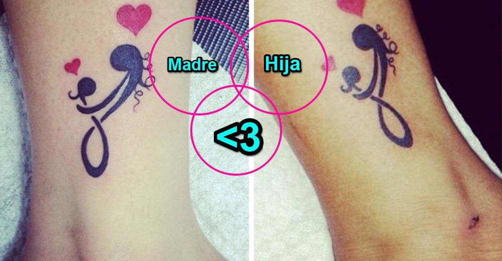 15 tatuajes madre e hija que demuestran el vínculo inquebrantable entre