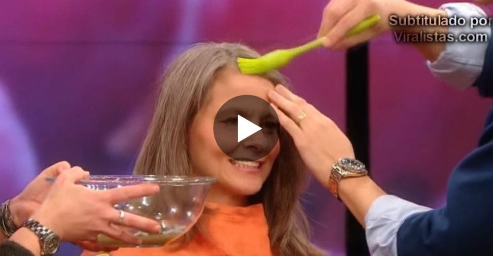 El truco de belleza contra las canas más curioso que he visto jamás