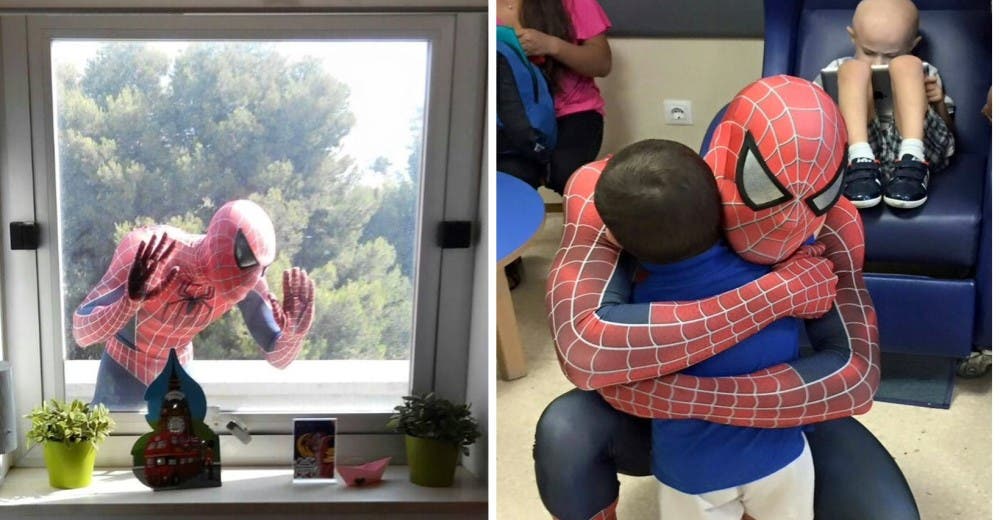 Detrás de ese traje de Spiderman hay un superhéroe que