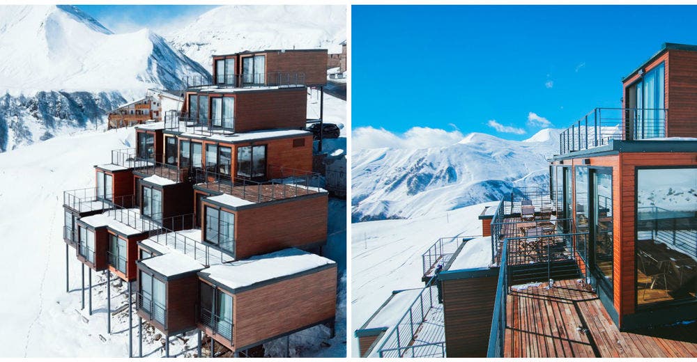 Este resort de ski es uno de los más elegantes del mundo y no podrás creer de qué está hecho