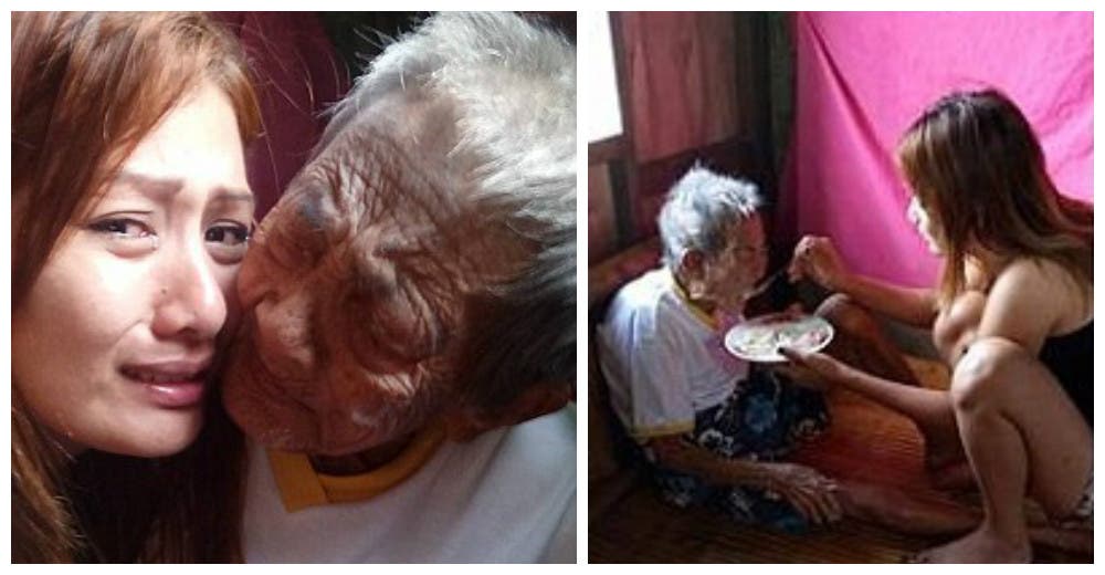 Los desgarradores últimos momentos de una joven con su abuela de 98 años conmueven en la red