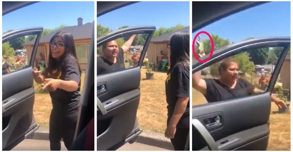 Interrumpe el «In my feelings challenge» de su hija para echarle una bronca y se vuelve viral