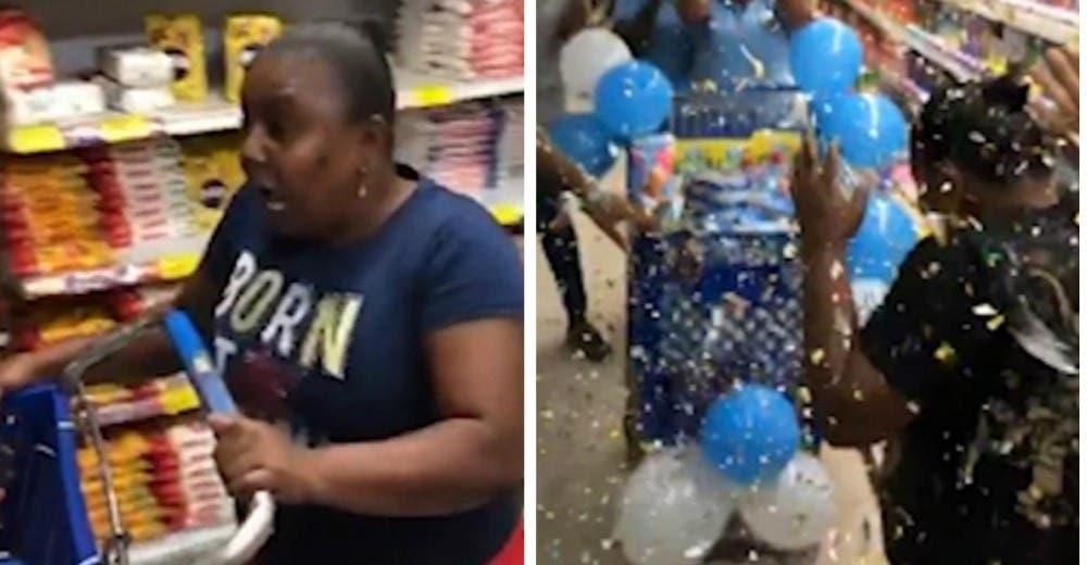 El error de la ganadora de un “minuto millonario” en un supermercado se hizo viral