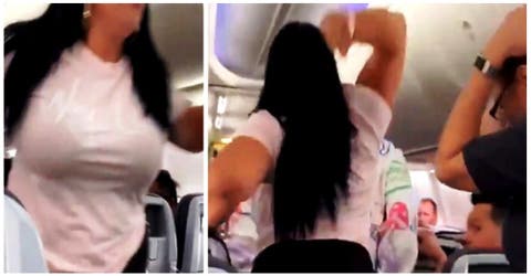 Rompe el portátil en la cabeza de su novio porque estaba mirando a otra mujer en el avión