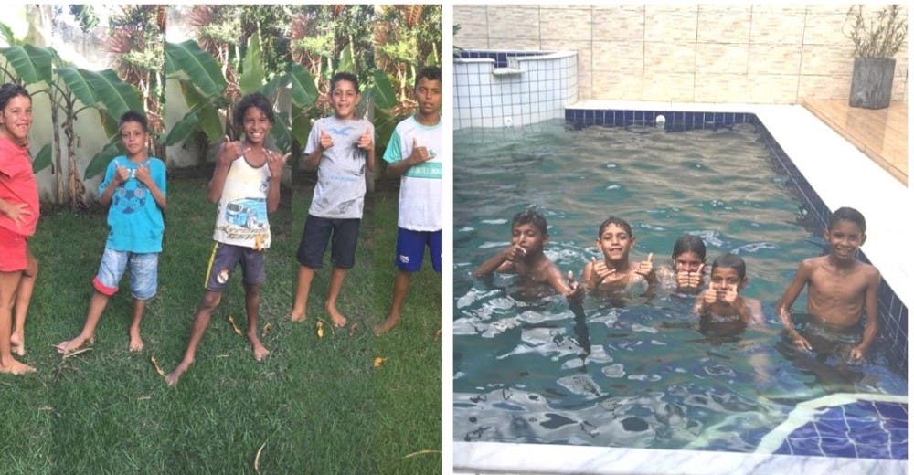 Cinco niños tocan la puerta de una mujer rica para pedirle ayuda y terminan salvándole la vida