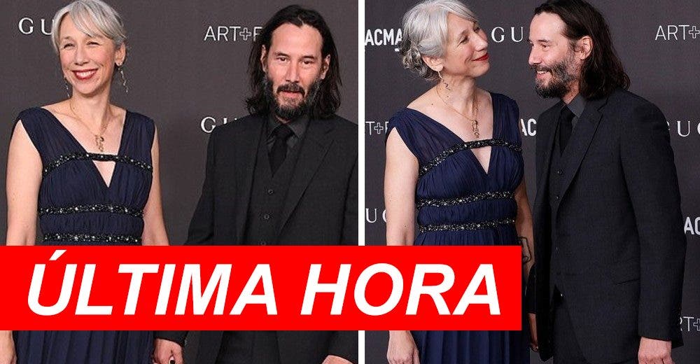 Keanu Reeves aparece por primera vez en público con su novia tras más de 10 años sin pareja