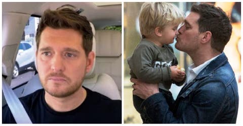 El cantante Michael Bublé rompe su silencio y habla del cáncer que padecía su hijo de 5 años