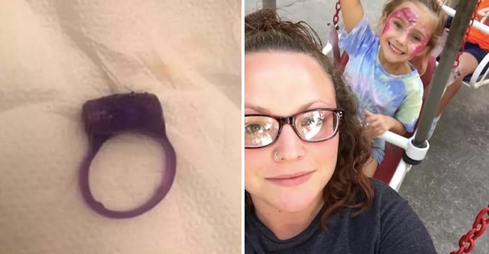 En shock al ver que su hija de 5 años le da a su amiga un anillo vibrador como anillo de amistad