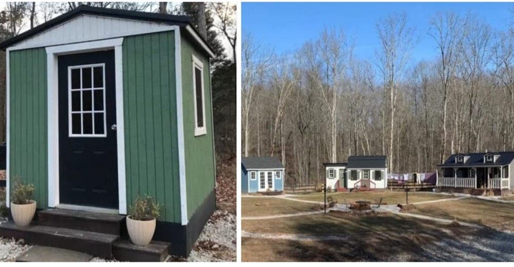 Construyen una casa para cada uno de sus hijos, los niños viven separados y sin baño