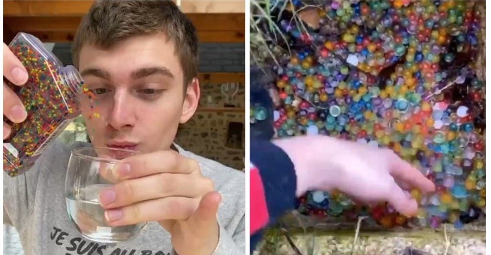 El influencer que atascó las tuberías del pueblo con bolitas de gel resultó ser un estafador