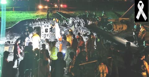 Mueren 8 personas en un avión que trasladaba equipos médicos para combatir el coronavirus