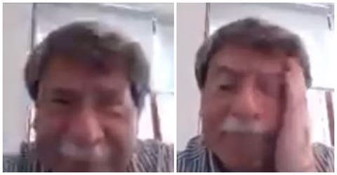 Alumnos reaccionan después de que el maestro casi rompe a llorar al no entender la tecnología