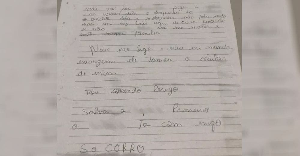 Pide ayuda a través de una carta para que salven su vida y la de sus niños