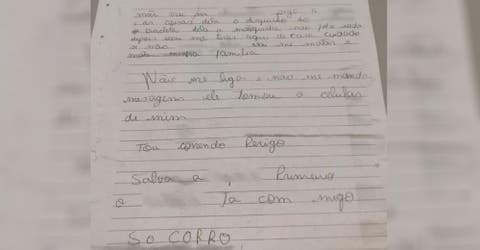 Pide ayuda a través de una carta para que salven su vida y la de sus niños