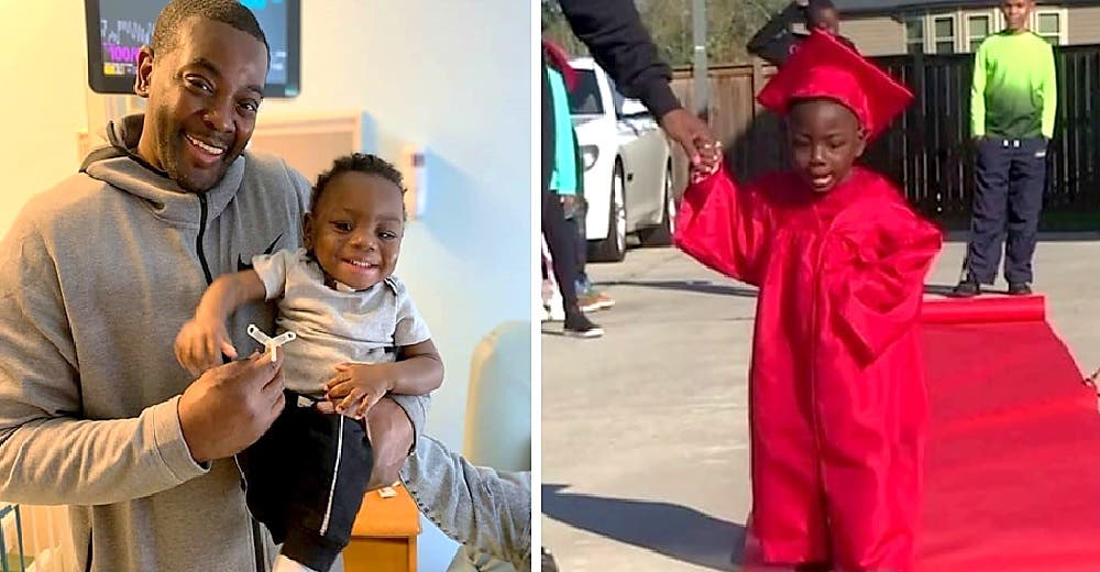 Celebran la graduación del hijo que pensaron que no sobreviviría ni siquiera un año