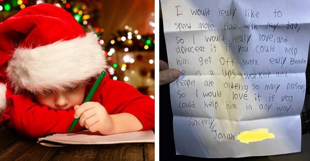 «Quiero que lo ayudes» – Un niño hace llorar a su papá con su carta para Santa esta Navidad