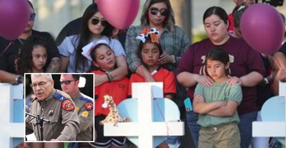 Identifican al jefe de la Policía que se equivocó al impedir que salvaran a los niños de Texas