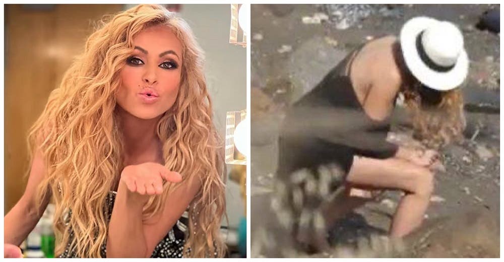 Fans de Paulina Rubio indignados con el paparazzi que la grabó haciendo «popó» en la playa