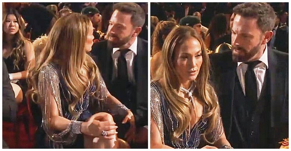 Filtran la tensa discusión que tuvieron Ben Affleck y JLo en los Grammy: «¡Para ya!»